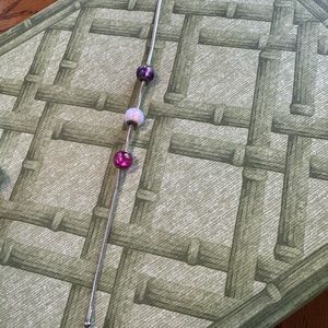 Pandora bracelet with charms